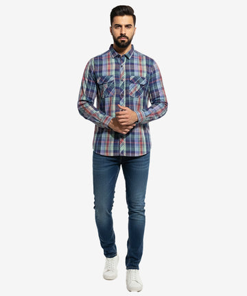 Men's Casual Shirt - Shc-1816 Multi Chk
