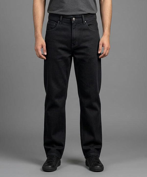Men's Denim Smart Baggy- JP-2254 Black