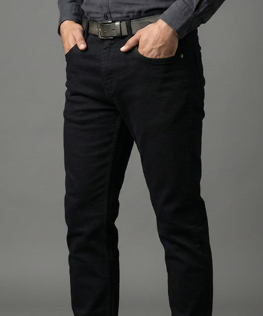 Men's Jogger-Style Denim - Black JP-1897