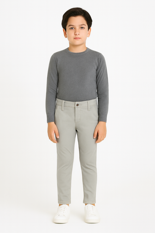 HR clothing Kids Cotton Pant - L Green