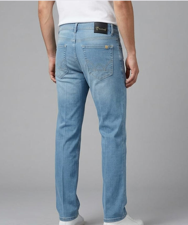 Men's Denim Straight Fit- Jp-2247 Ice-Blue