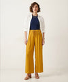 Women's Casual Mustard Palazzo Trousers LPZ-0061