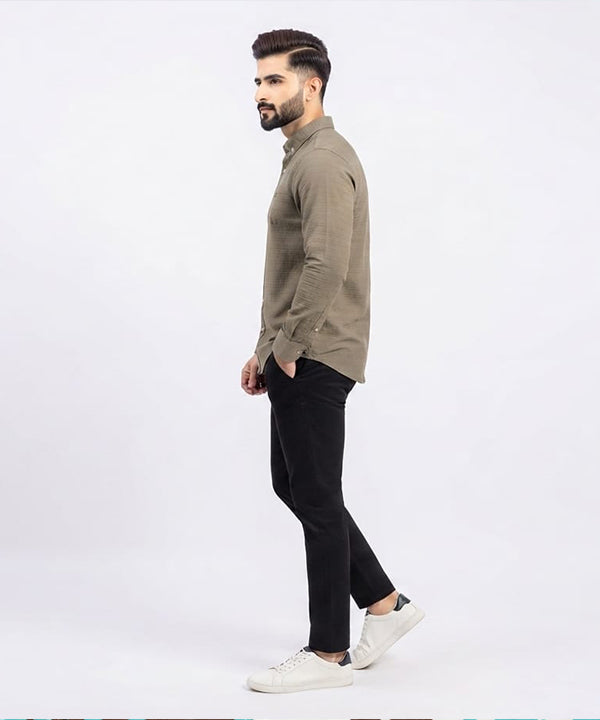 Men's Casual Shirt - Shc-1680 Green (ORG-H)