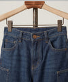 Boys Navy Multi-Pocket Baggy Jeans- Bjp-0299