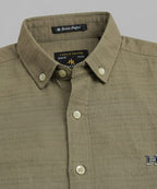 Men's Casual Shirt - Shc-1680 Green (ORG-H)
