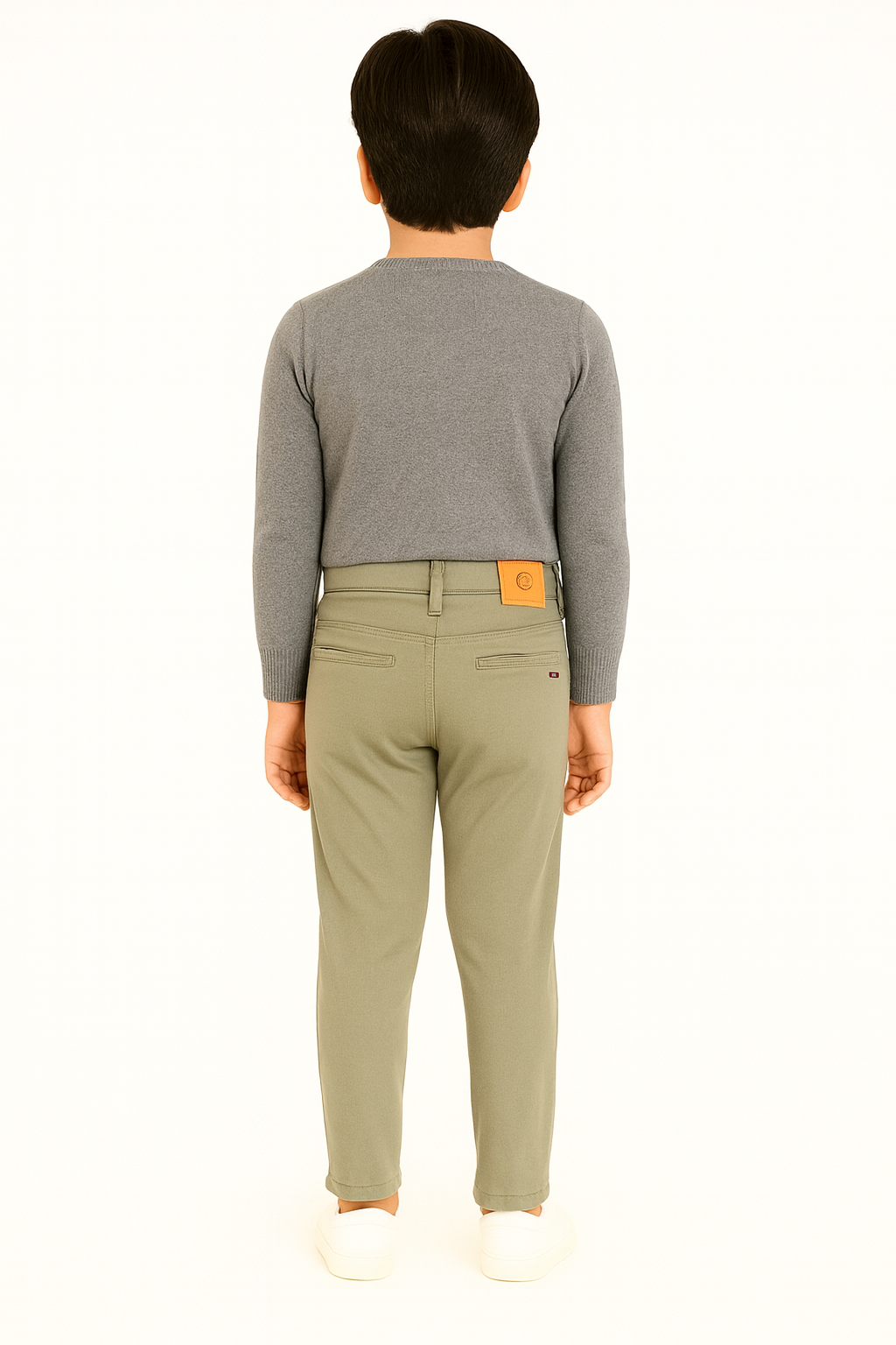 Kids Cotton Chino Pant - Bcp-0033 Green