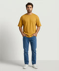 HR Clothing Men's Camel Drop Shoulder T-Shirt - TSH-7208