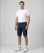 Men’s Summer Cotton Navy Shorts- BR-0105