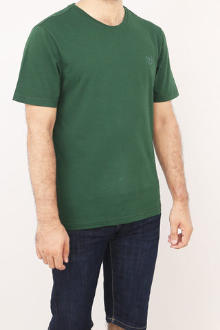 Crew Neck Basic Tee Tsh-5227 Green