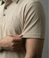 Men's T-Shirt Collar L Coffee Tsh-5923