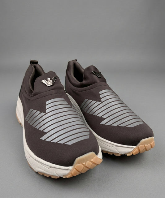 Slip-On Running Sneakers Fw-0173 Coffee