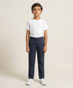 Kids Cotton Chino Pant - Bcp-0038 Navy