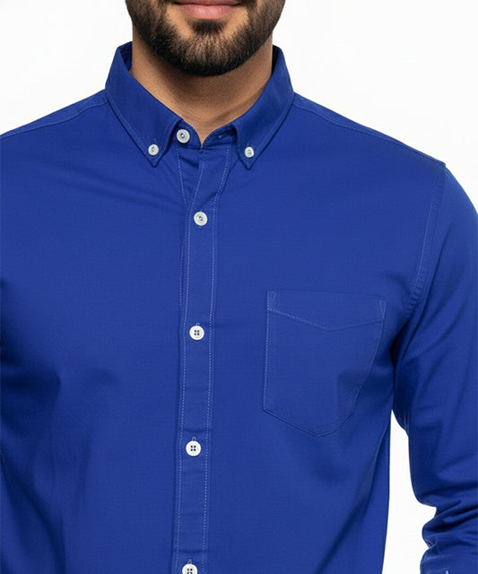Men's Casual Shirt - Shc-1222 Blue