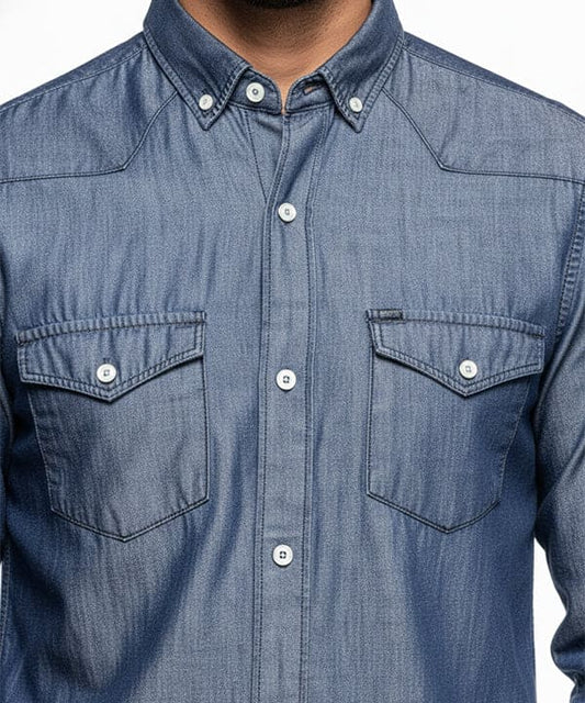 Men's Casual Shirt - Shc-1456 Navy