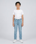 Boys Ice-Blue Stretch Denim Jeans- Bjp-0263