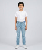 Boys Ice-Blue Stretch Denim Jeans- Bjp-0263