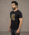 HR Clothing Men’s Printed T-Shirt – Black TSH-5734