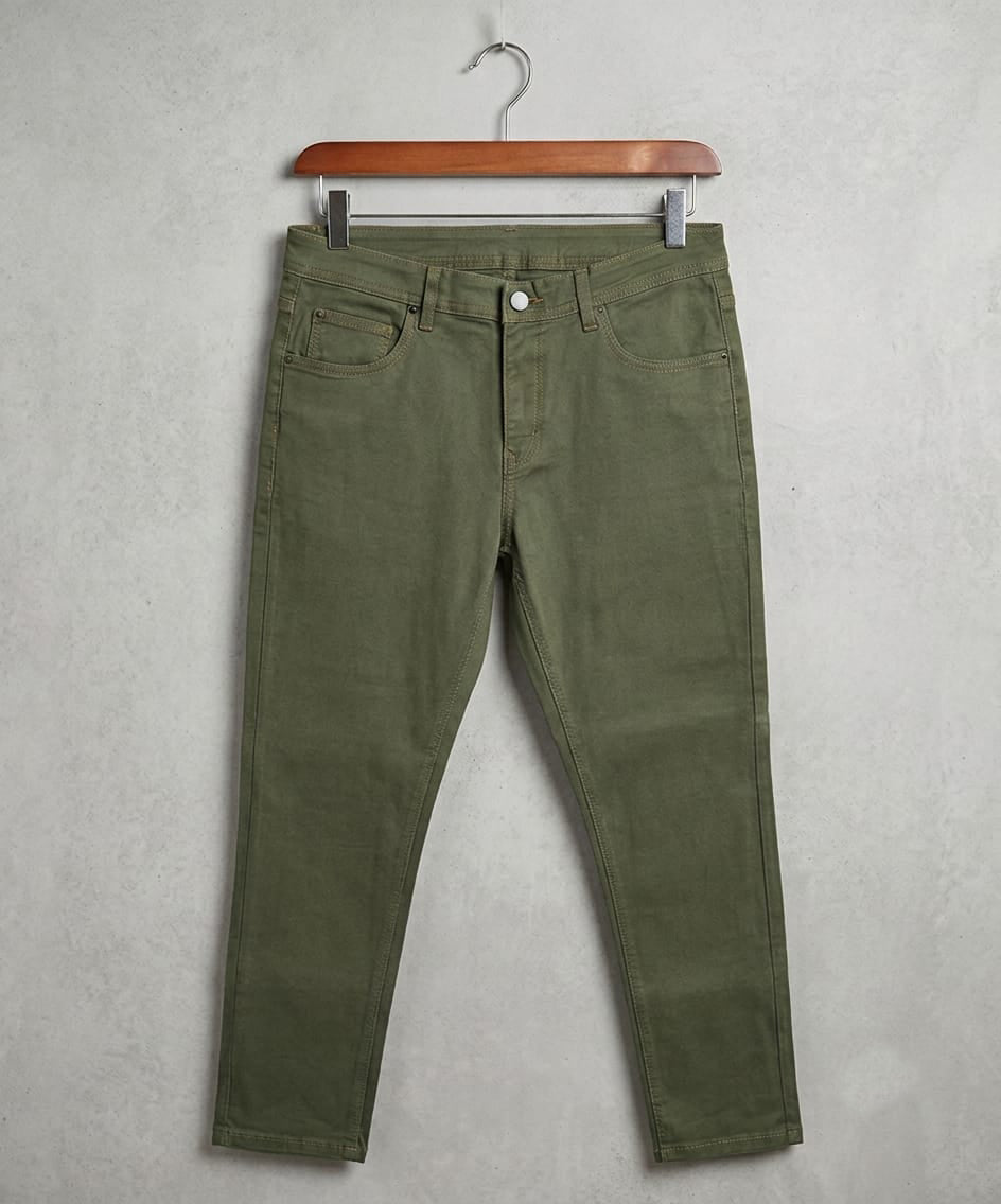 HR Clothing Women's Slim Fit Denim Jeans-LJP-0039–Green