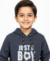 Kids Soccer Hoddie Bts-1911 - Navy