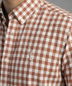 Men's Casual Shirt - Shc-1488 Rust Chk