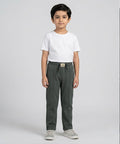 Kids Straight Fit Trouser Blw-0138 - D-Green