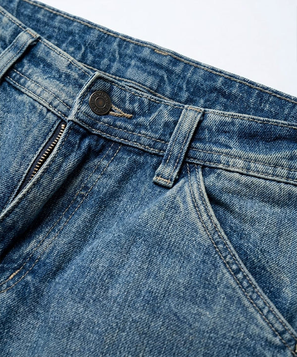 HR Clothing Women's Full Baggy Denim Jeans - JP-2080 – Wash-Blue