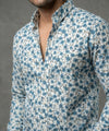 Men's Casual Shirt - Shc-1216 G/Beige Floral