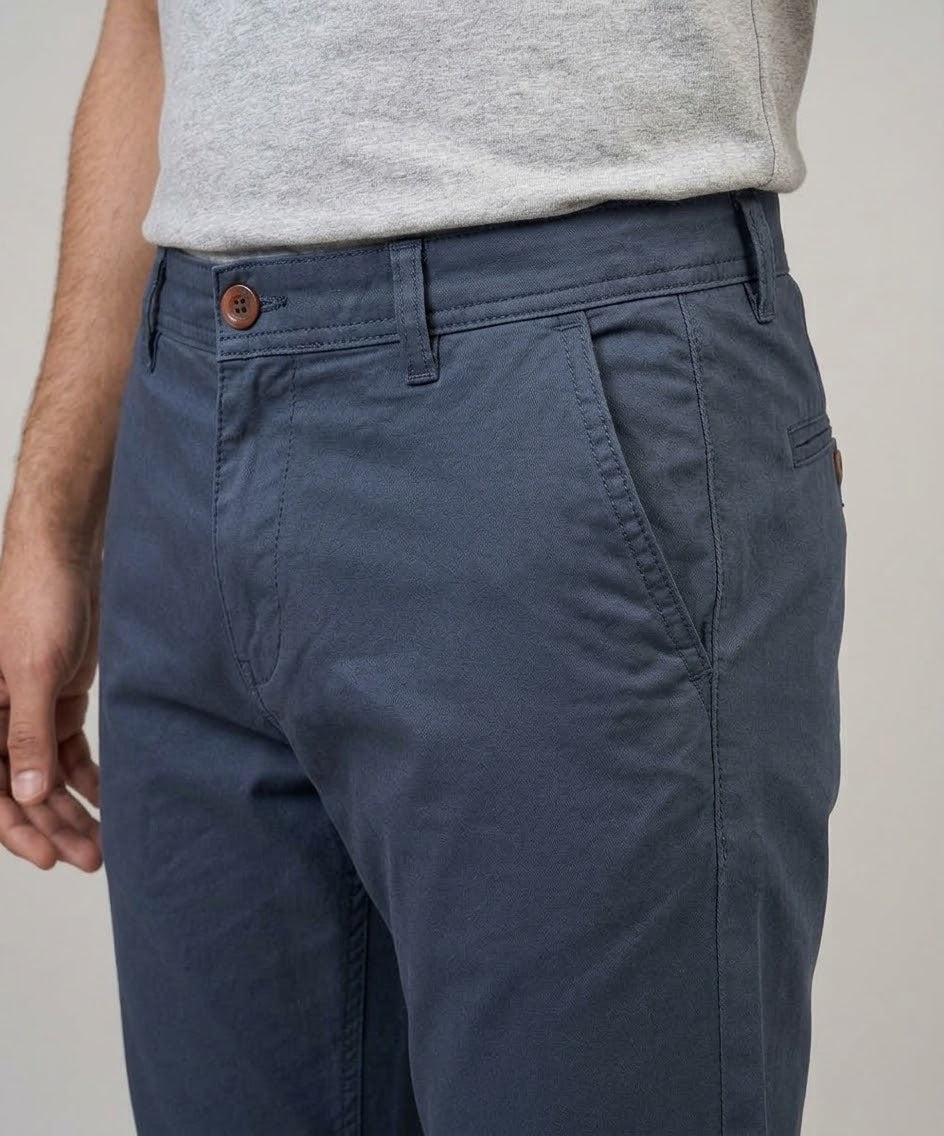 Men's Straight Fit Chino - Navy - CP-0560