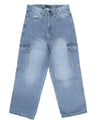 Boys Baggy Jeans - L Blue Bjp-0286