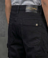Boys Black Carpenter Straight Cargo Pants- Bjp-0300