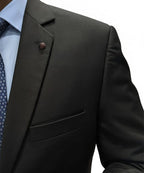 Formal Suit Gst-0123 Black 2 Button