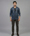 Men's Casual Shirt - Shc-1048 D-Navy