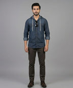Men's Casual Shirt - Shc-1048 D-Navy
