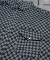 Men's Casual Shirt SHC-1544 PRINTED GREY