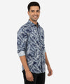 Men's Casual Shirt - Shc-1032 Blue Floral