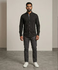 Men's Black Casual Shirt -Shc-1621 (ORG-H)