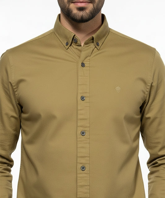 Men's Casual Shirt - Shc-1608 Brown