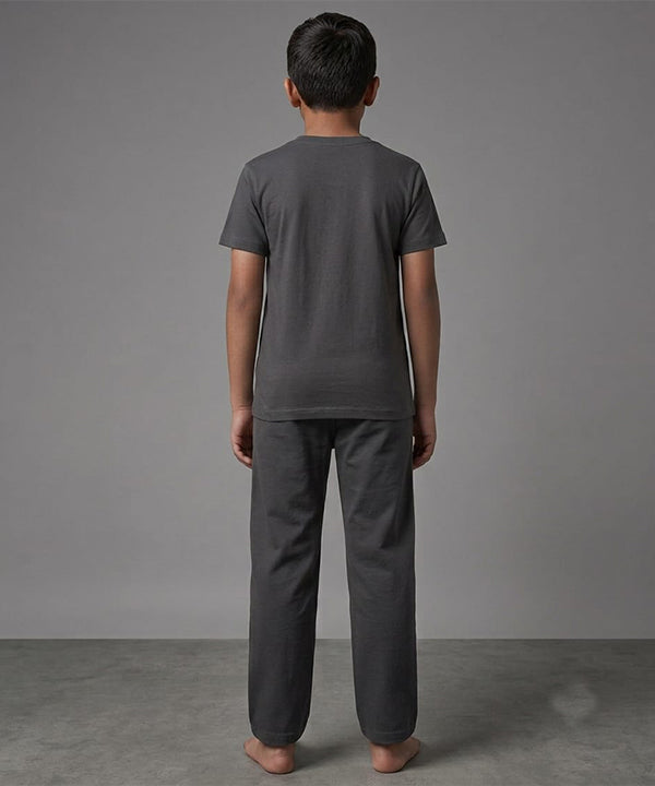 Kids Straight Fit Trouser Blw-0138 - D-Grey
