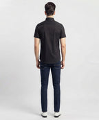 Men's Casual Black Half Sleves Shc-1927