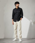 Men's Black Casual Shirt -Shc-1726 (ORG-H)