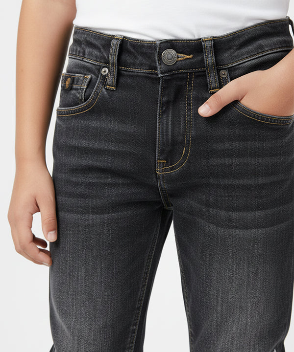 Kids Jeans Pant - M Black Bjp-0275