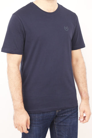 Crew Neck Basic Tee Tsh-5227 Navy