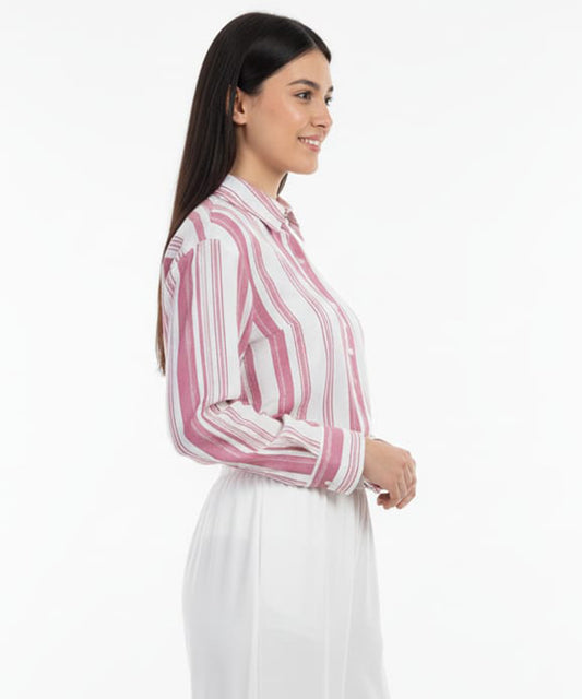 Women's Shirt Pink Stripes