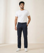 Men's Straight Fit Chino - Navy - CP-0558