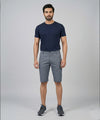 Men’s Summer Cotton Texture Navy Shorts- BR-0101