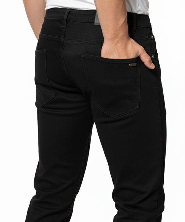 HR Clothing Men's Denim - Black JP-1907