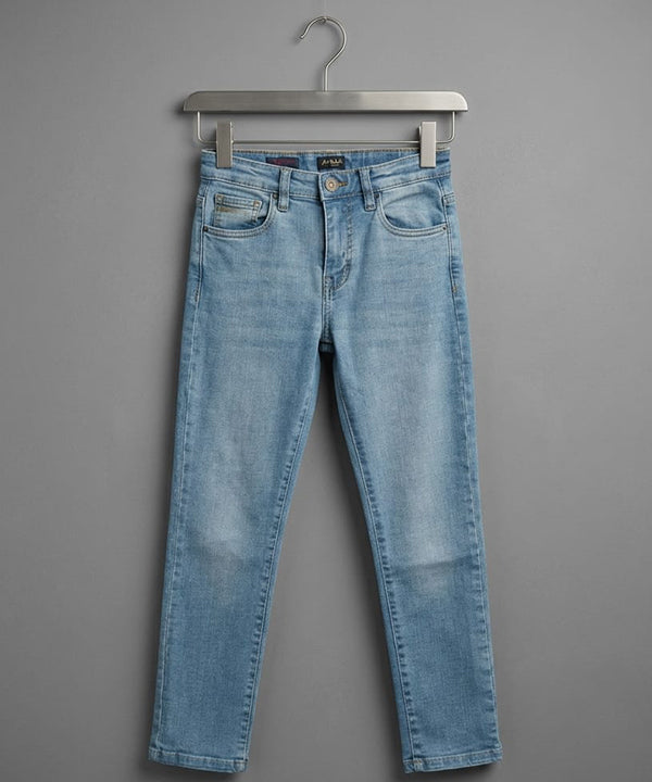 Boys Ice Blue Stretch Denim Jeans- Bjp-0292