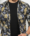 Men's Casual Shirt - Shc-1076 Black Floral