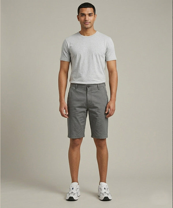 Men’s Summer Cotton D-Grey Shorts- BR-0101