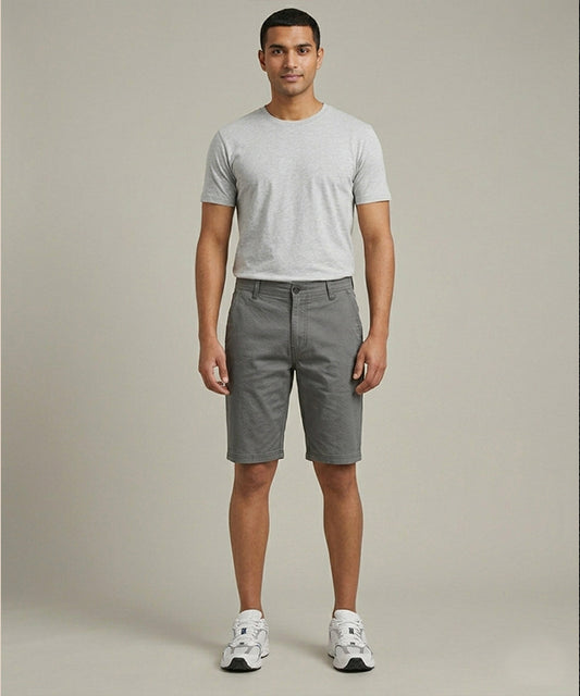 Men’s Summer Cotton D-Grey Shorts- BR-0101